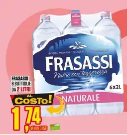 Coop Master Alleanza 3.0 Acqua minerale naturale Frasassi offerta