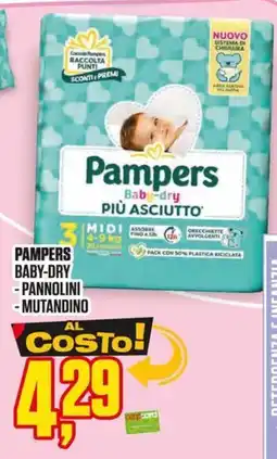 Coop Master Alleanza 3.0 Pampers Baby-dry offerta