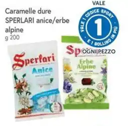 Famila Superstore Caramelle dure Sperlari anice/erbe alpine offerta