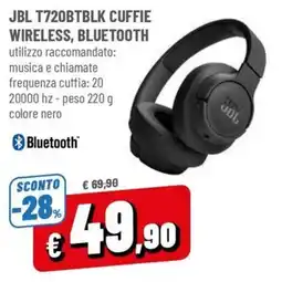 Famila JBL cuffie wireless bluetooth offerta