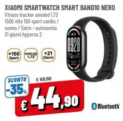 Famila Xiaomi smartwatch smart band10 nero offerta