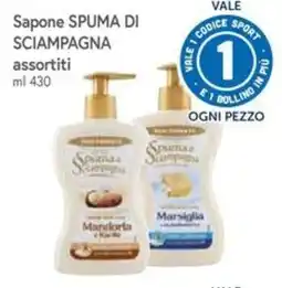 Famila Superstore Sapone spuma di sciampagna assortiti offerta