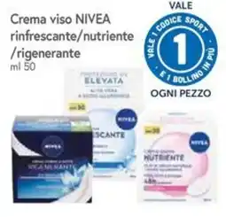 Famila Superstore Crema viso NIVEA rinfrescante/nutriente/rigenerante offerta