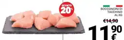 Supermercati Gulliver Bocconcini di tacchino offerta