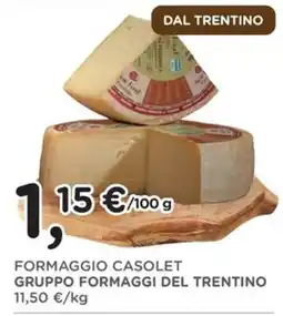 Poli Formaggio Casolet Gruppo Formaggi del Trentino offerta