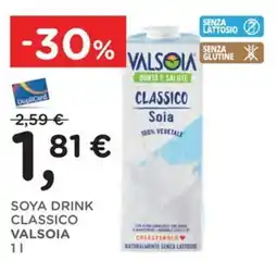 Poli Soya drink classico Valsoia offerta