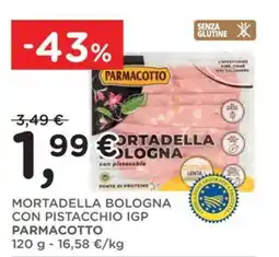 Poli Mortadella Bologna con Pistacchio IGP Parmacotto offerta