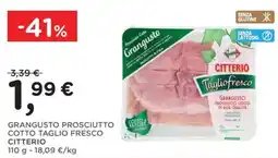 Poli Grangusto Prosciutto Cotto Taglio Fresco Citterio offerta
