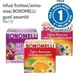 Famila Superstore Infusi fruttosi/armoniosi Bonomelli gusti assortiti offerta