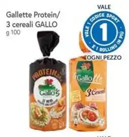 Famila Superstore Gallette Protein/3 cereali GALLO offerta