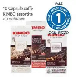 Famila Superstore Capsule caffè Kimbo assortite offerta