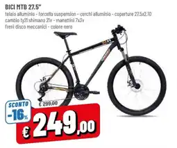 Famila Bici mtb 27.5" da 85 offerta
