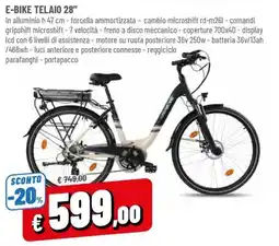 Famila E-Bike Telaio 28" offerta
