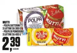 Coop Master Alleanza 3.0 Polpa datterini Mutti offerta