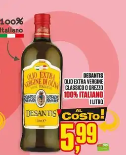 Coop Master Alleanza 3.0 Olio extra vergine di oliva Desantis offerta