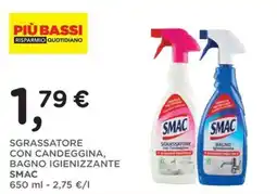 Poli Sgrassatore con candeggina, bagno igienizzante Smac offerta