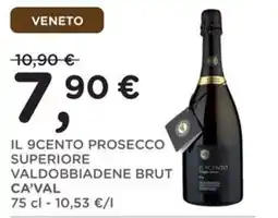 Poli Il 9cento Prosecco Superiore Valdobbiadene Brut Ca’Val offerta