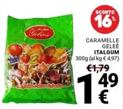 Supermercati Gulliver Caramelle Gelee Ital Gum offerta