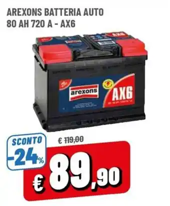 Batteria auto Arexons