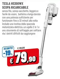 Famila Tesla scopa ricaricabile offerta