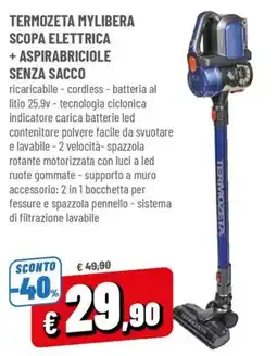 Famila Termozeta scopa elettrica offerta