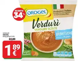 Supermercati Gulliver Verduri Orogel offerta