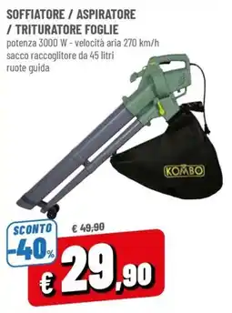 Famila Soffiatore / aspiratore / trituratore foglie Kombo offerta