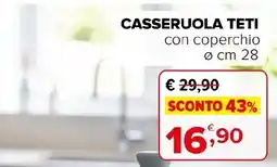 Iperal Casseruola Teti offerta