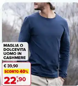 Iperal Maglia o dolcevita uomo in cashmere offerta