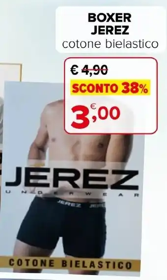 Boxer Jerez cotone bielastico
