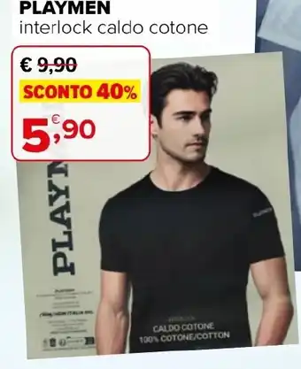 Playmen interlock caldo cotone