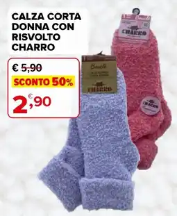 Iperal Calza corta donna con risvolto Charro offerta