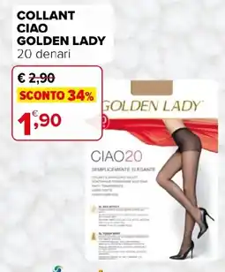 Iperal Collant Ciao Golden Lady offerta