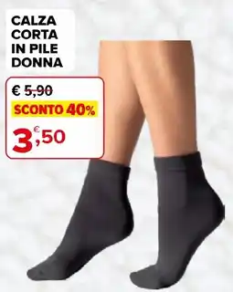 Iperal Calza corta in pile donna offerta