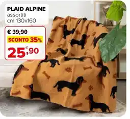 Iperal Plaid Alpine assortiti offerta