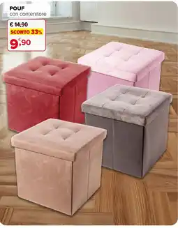 Iperal POUF con contenitore offerta