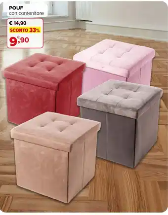 POUF con contenitore