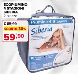 Iperal Piumino 4 Stagioni Siberia offerta