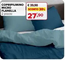 Iperal Copripiumino micro flanella offerta