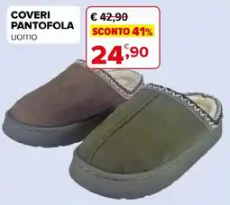Iperal Coveri pantofola uomo offerta