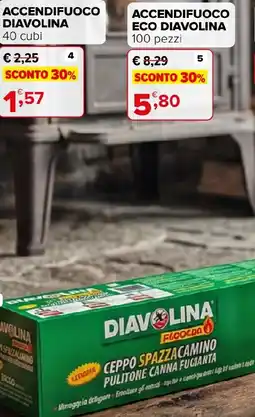 Iperal Accendifuoco Diavolina offerta