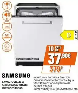 Iperal Samsung lavastoviglie a scomparsa totale offerta