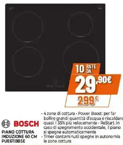 Iperal Piano cottura induzione 60 cm Bosch offerta