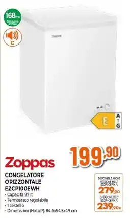 Iperal Congelatore orizzontale Zoppas offerta