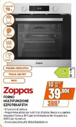 Iperal Zoppas forno multifunzione offerta