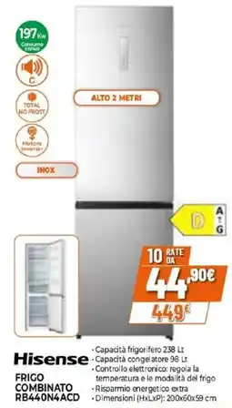 Iperal Hisense Frigo Combinato RB440N4ACD offerta