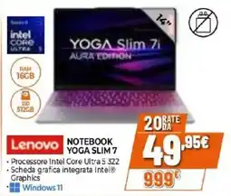 Iperal Lenovo Notebook Yoga Slim 7 offerta