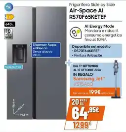 Iperal Frigorifero Side by Side Air-Space AI offerta