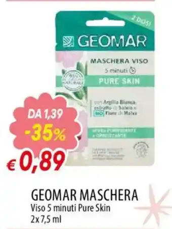 Geomar maschera viso 5 minuti pure skin