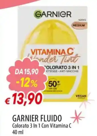 Garnier fluido colorato 3 in 1 con vitamina c